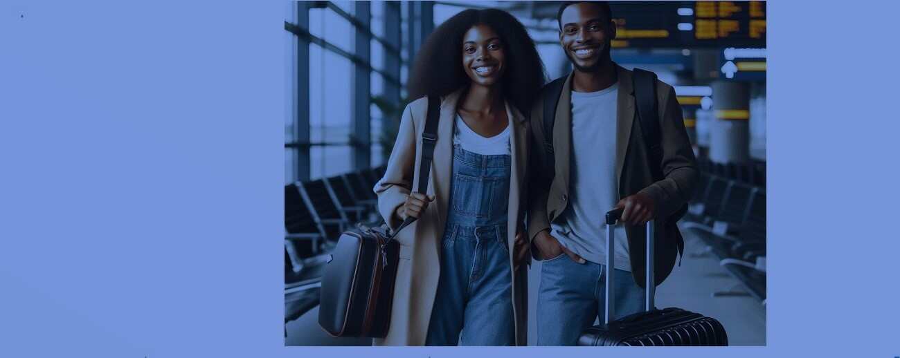 couple at airport